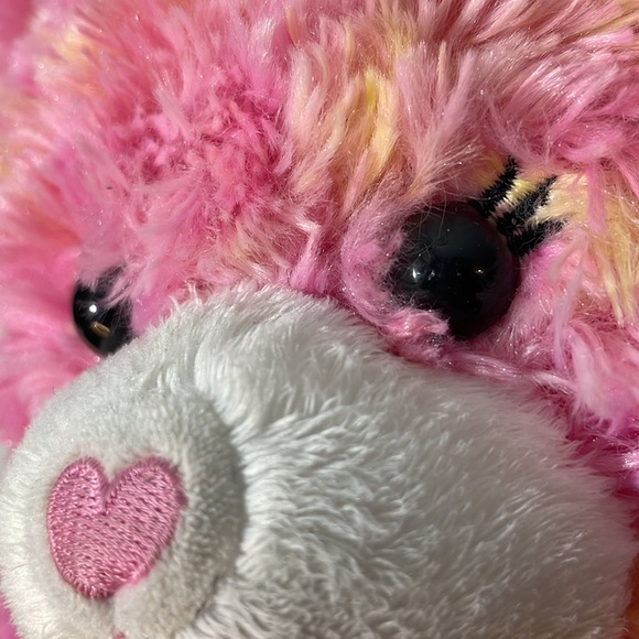 Build A Bear Endless Hugs Bright Pink Yellow Tie Dye Stuffed Animal Toy BAB 17" - Picture 2 of 13